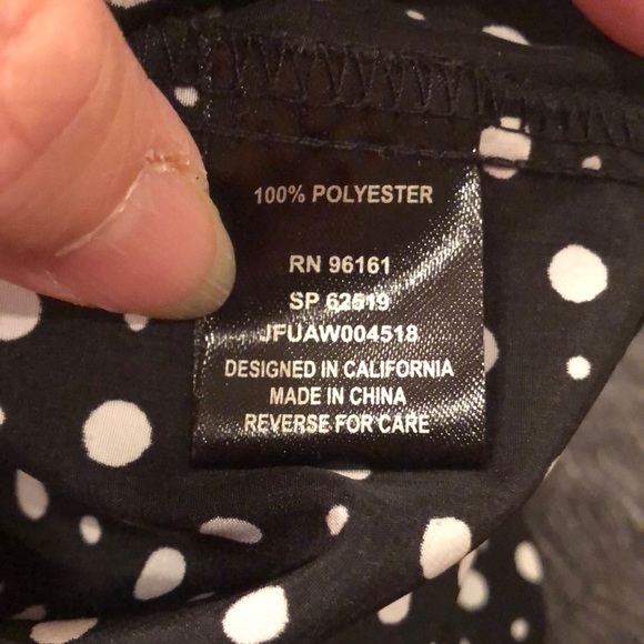 BeBop sz Small Polka Dot Dress w/ pocket - Picture 7 of 7